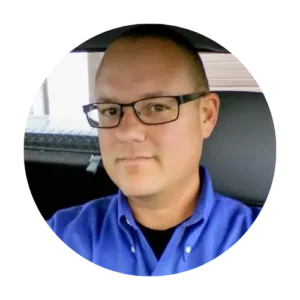 Professional headshot of Adam Pheister, Division Director of Pest Control at Bull Run Turf & Pest Control.